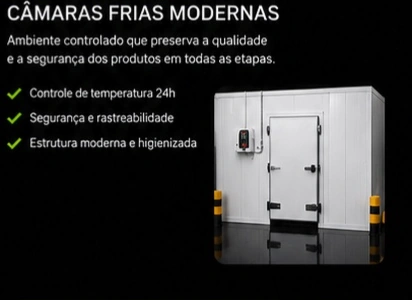 Câmaras frias modernas